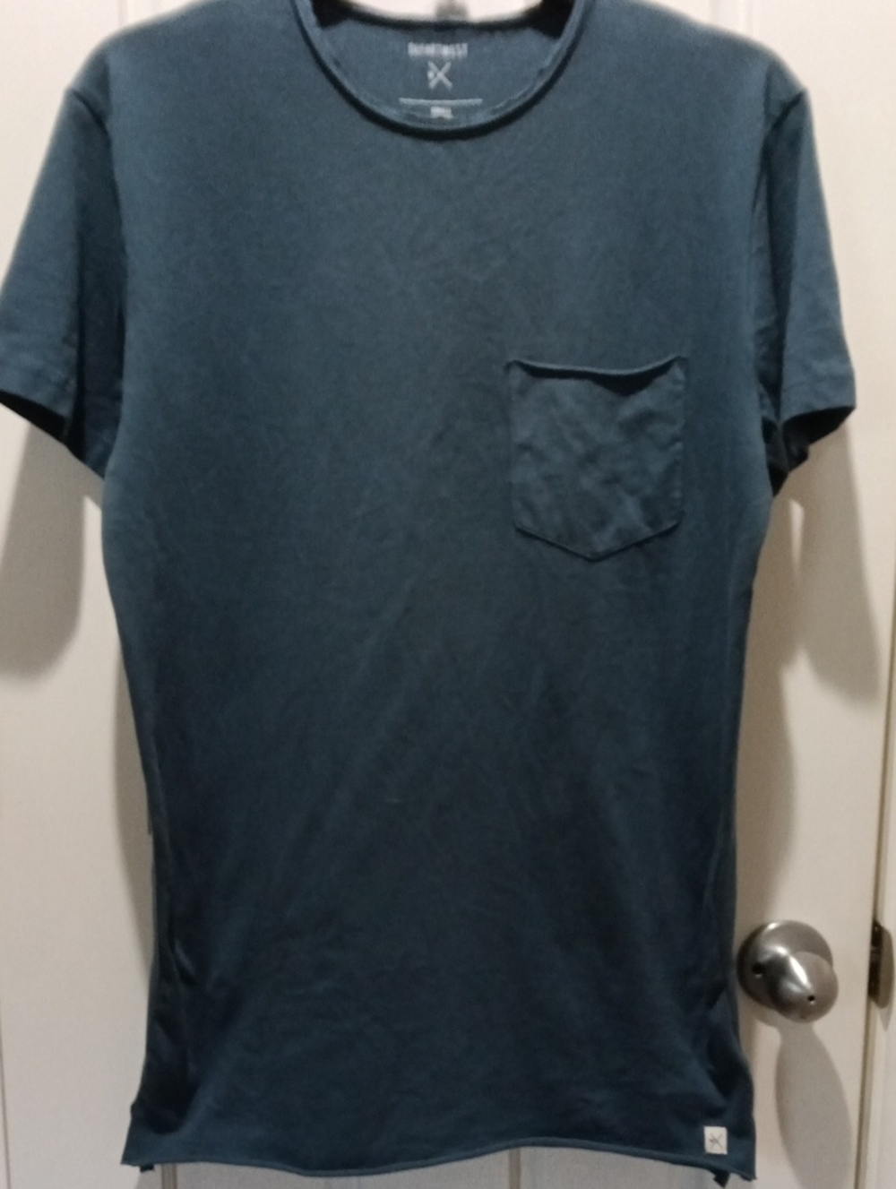 Departwest Men's Short Sleeve Pocket T-Shirt - Teal
